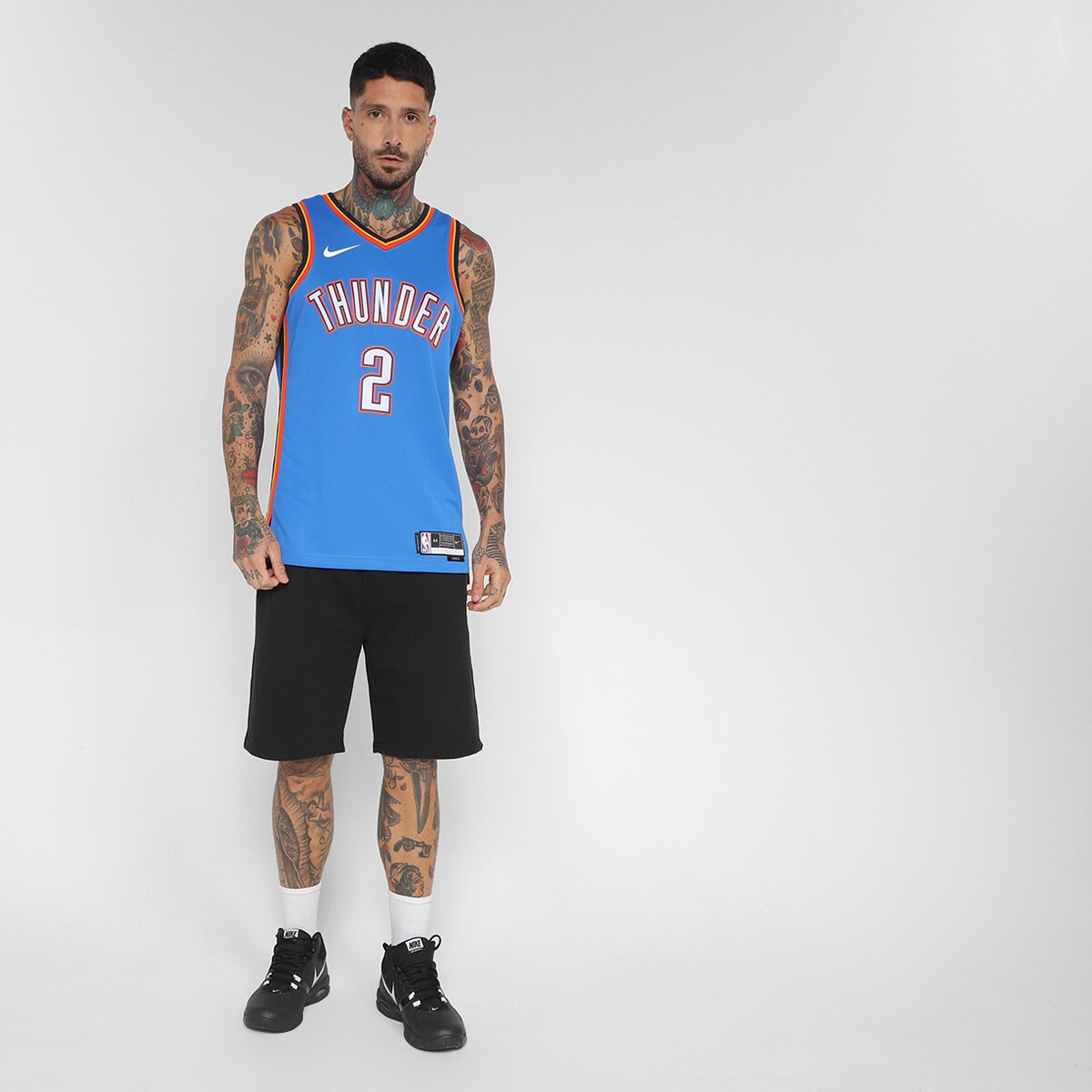 Regata NBA Nike Oklahoma City Thunder Shai Gilgeous-Alexander Nº 2 Dri-Fit Masculina - 3