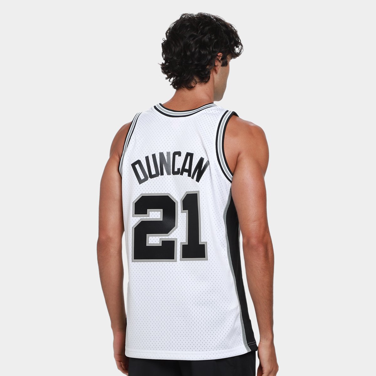 Regata NBA San Antonio Spurs Tim Duncan Mitchell & Ness Masculina - 1