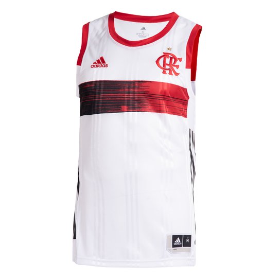 Regata NBB Flamengo Away Adidas Masculina - Branco é ruim? Regata NBB Flamengo Away Adidas Masculina - Branco é boa?