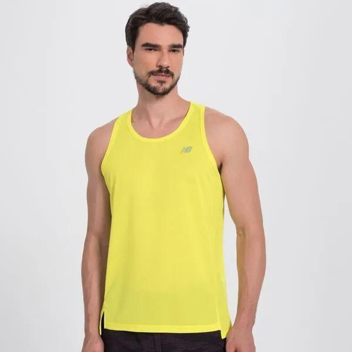 Regata New Balance Accelerate Masculina Menor preço em Regata New Balance Accelerate Masculina