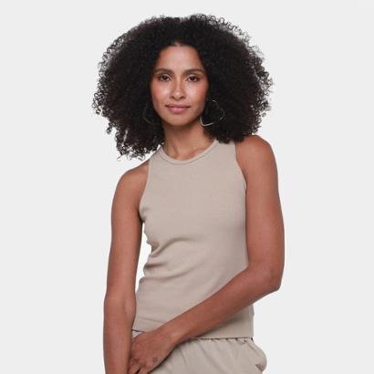 Regata New Balance Canelada Small Logo Feminina - Feminino