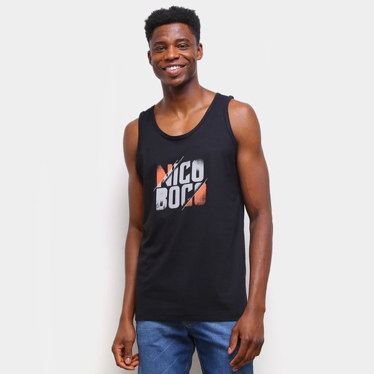 Regata Nicoboco Tympole Masculina Preto Netshoes Regata Nicoboco Tympole Masculina Preto Netshoes