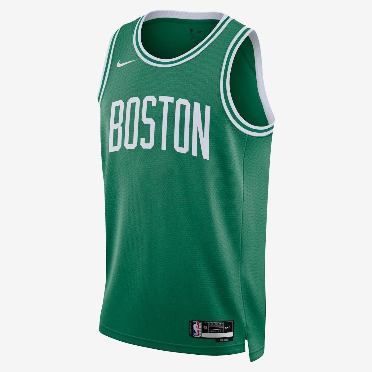 Regata Nike Boston Celtics Icon Edition 2023/24 Masculina Menor preço em Regata Nike Boston Celtics Icon Edition 2023/24 Masculina