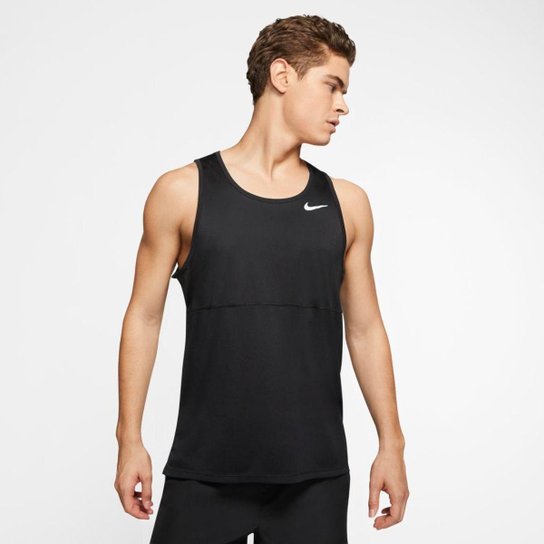 Regata Nike Breathe Masculina - Preto Menor preço em Regata Nike Breathe Masculina - Preto