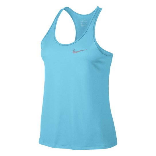 Regata Nike Breathe Rapid Dri-Fit Feminina Azul Piscina Netshoes