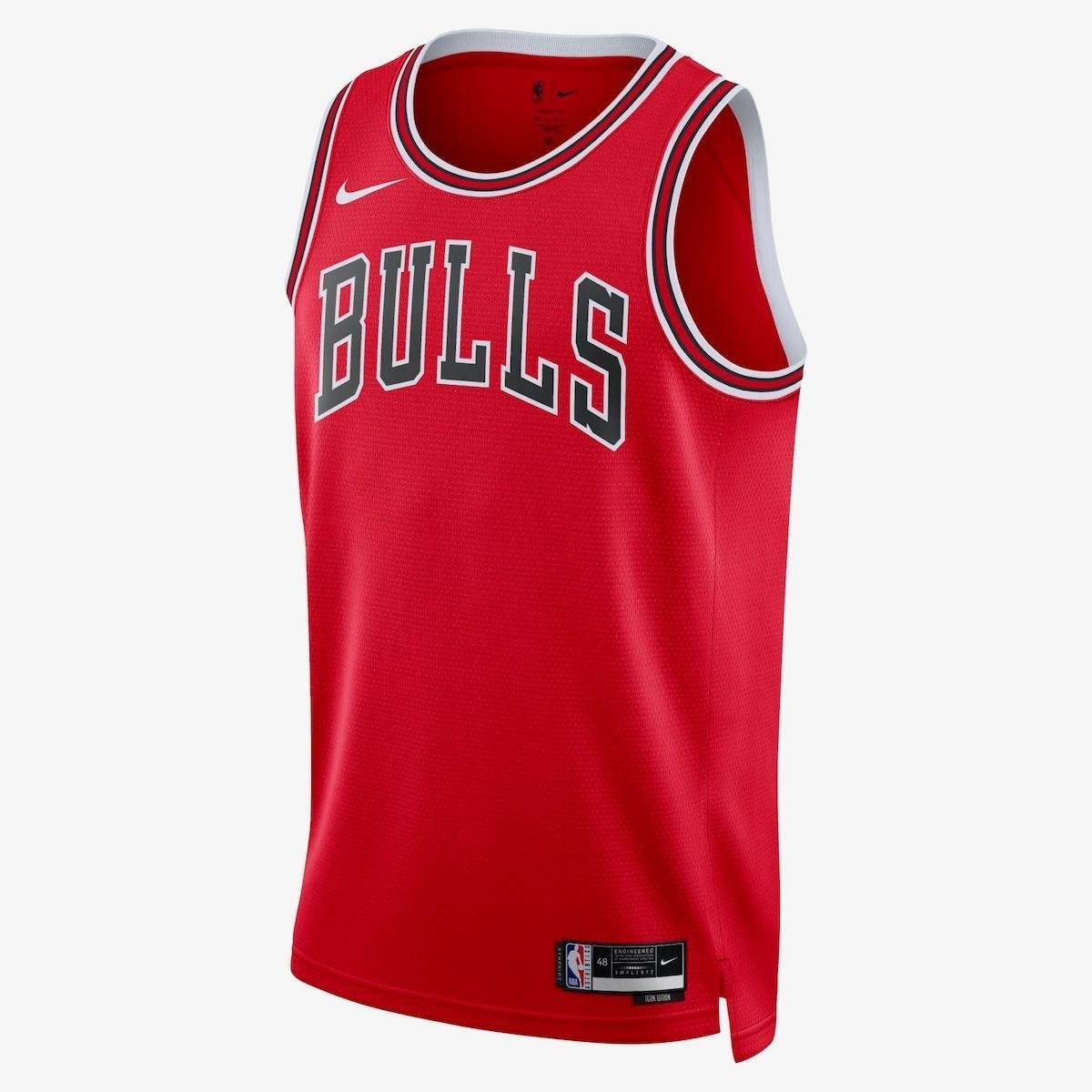 Regata Nike Chicago Bulls Icon Edition 202324 Masculina