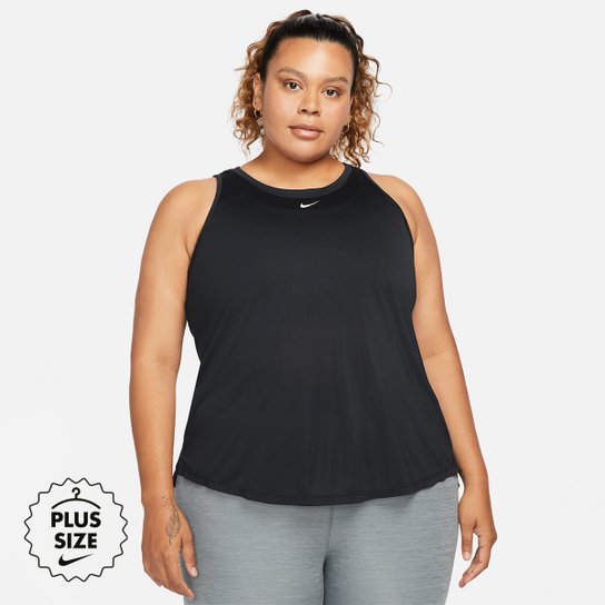 Regata Nike One Dri-Fit PLus Size Feminina - Preto+Branco é ruim? Regata Nike One Dri-Fit PLus Size Feminina - Preto+Branco é boa?