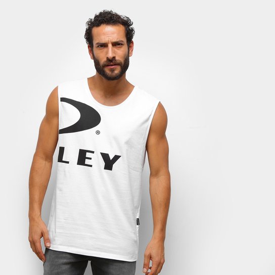 Regata Oakley Big Ellipse Masculina - Branco é ruim? Regata Oakley Big Ellipse Masculina - Branco é boa?