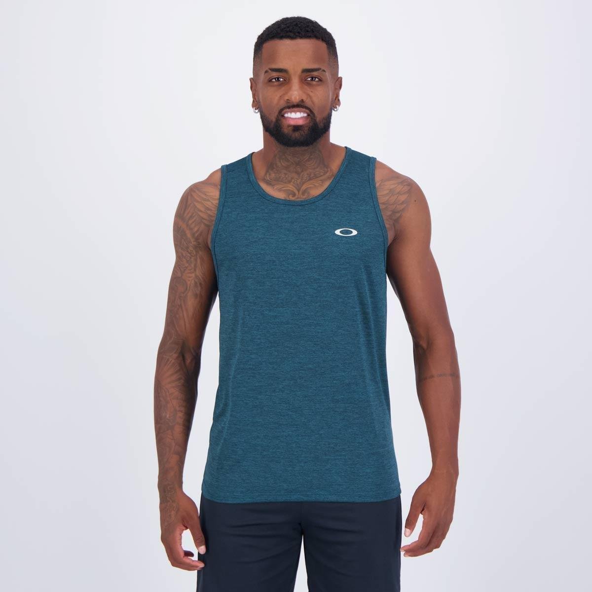 Regata Oakley Ellipse Sport Tank Verde Escuro Menor preço em Regata Oakley Ellipse Sport Tank Verde Escuro