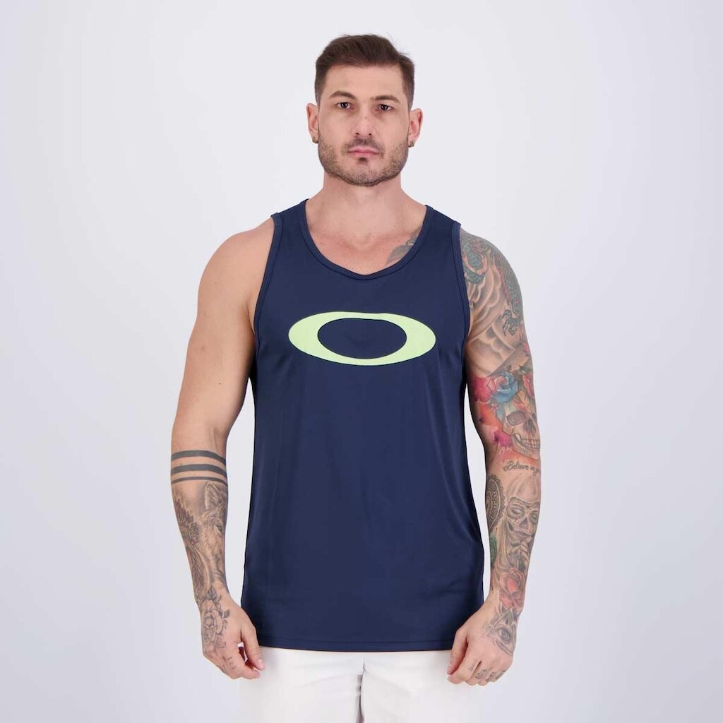 Regata Oakley Logo Tank III Marinho