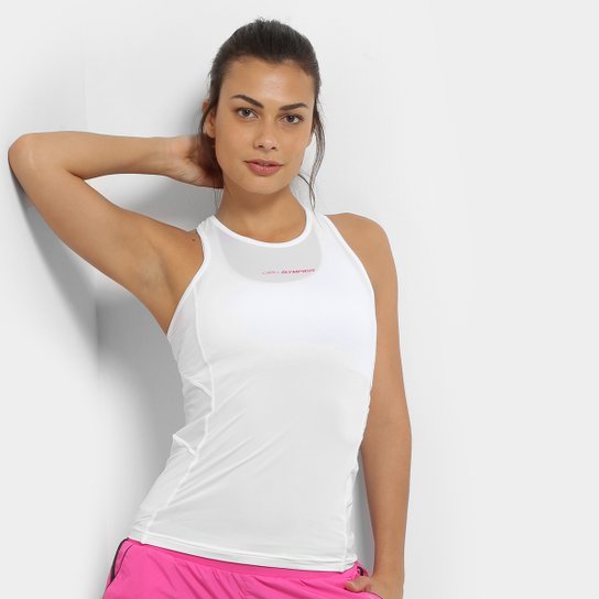 Regata Olympikus Intense com Proteção UV Feminina - Branco