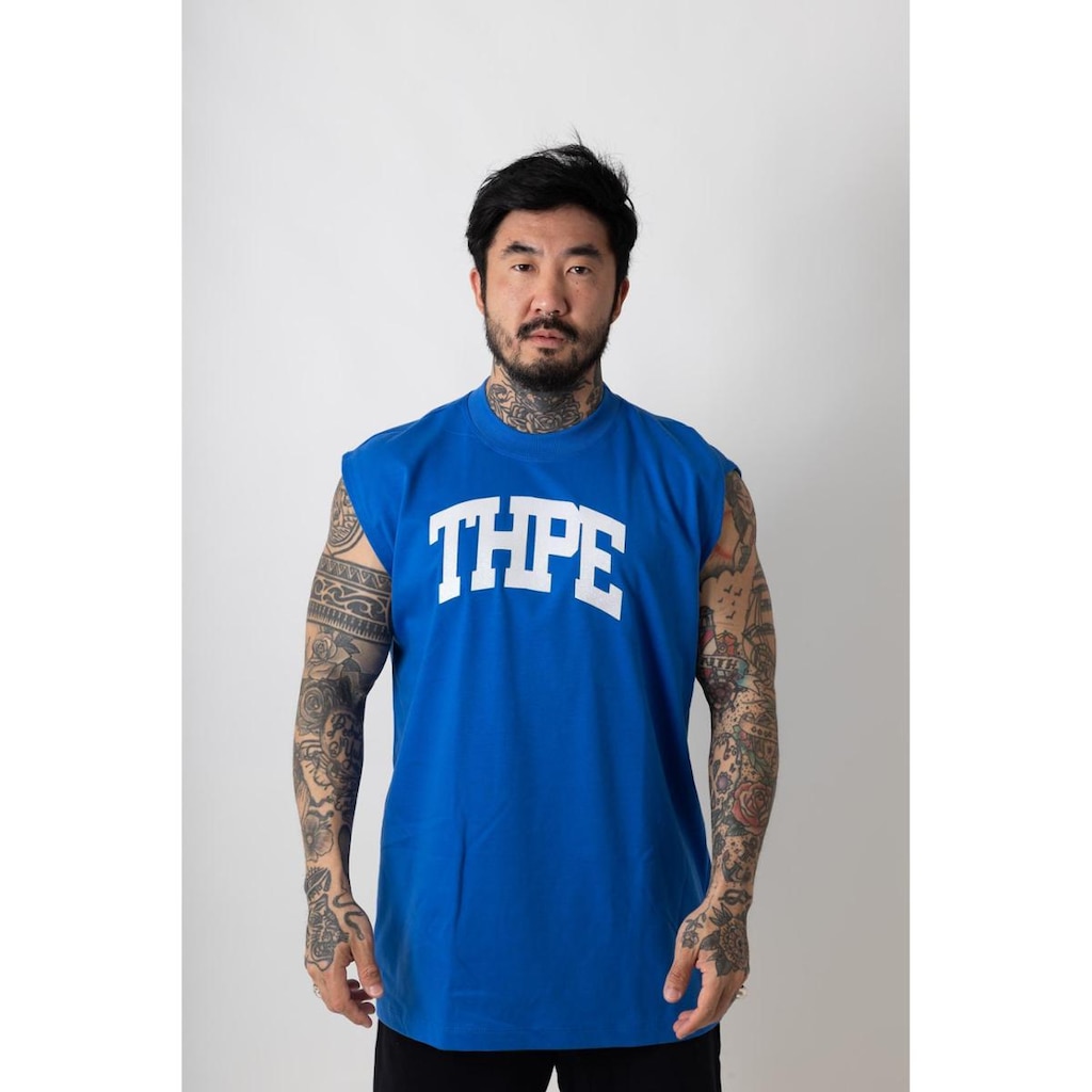 Regata Oversized Brigth Preto Azul Royal
