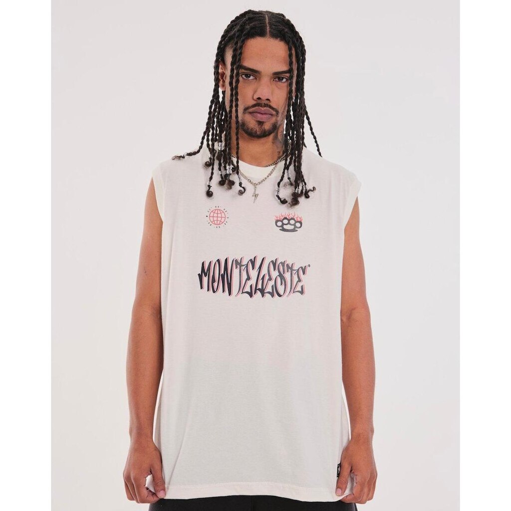 Regata Oversized Estampada Masculina