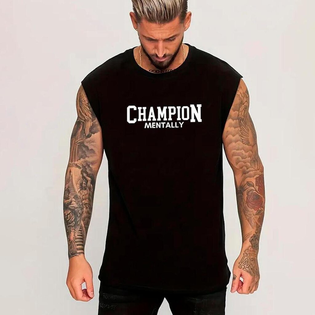 Regata Oversized Machão‎ Abstract Gym Champion Art Abs