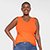Regata Plus Size Lunender Lisa Feminina - Laranja