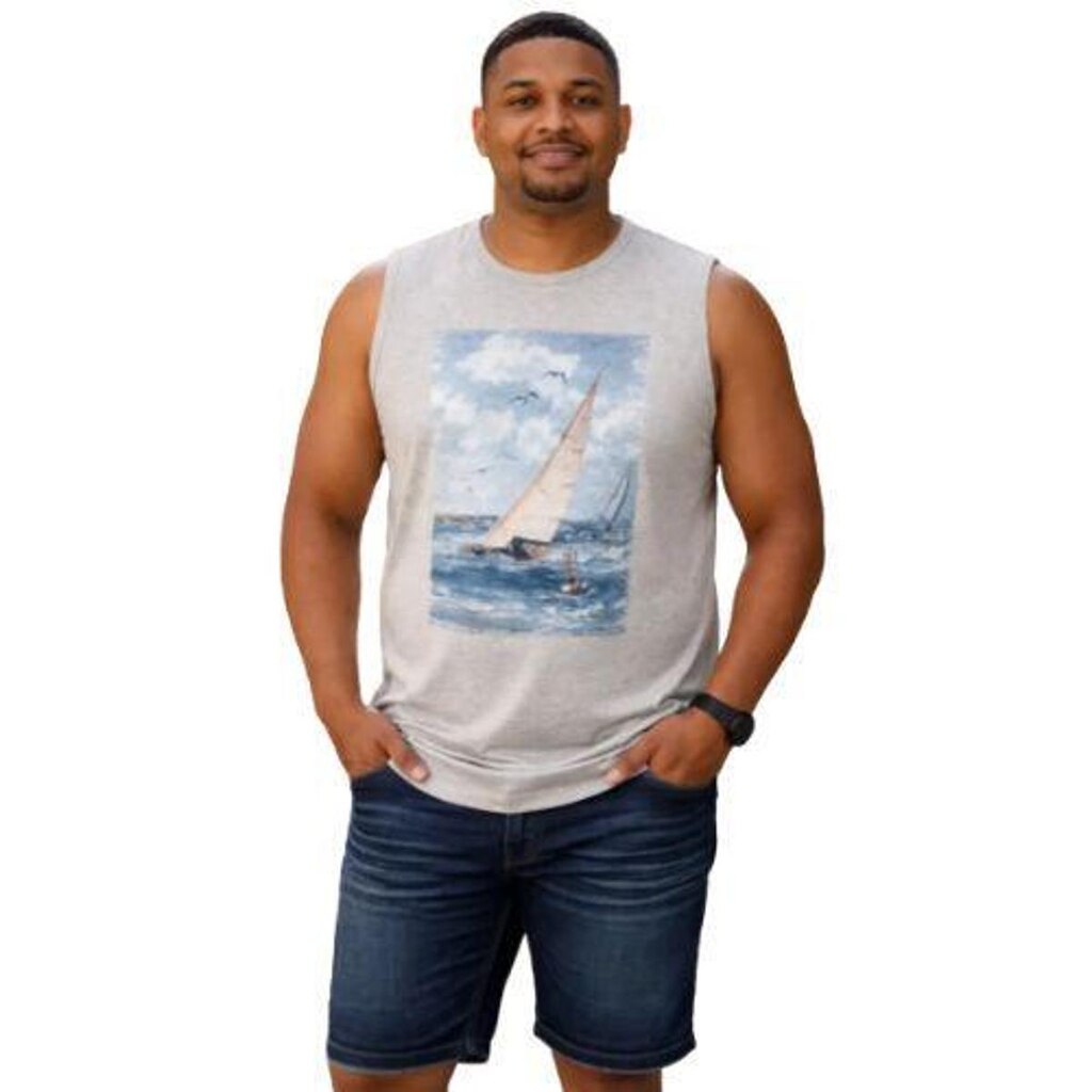 Regata Plus Size Masculina Estampada 1000075050 Malwee Wee