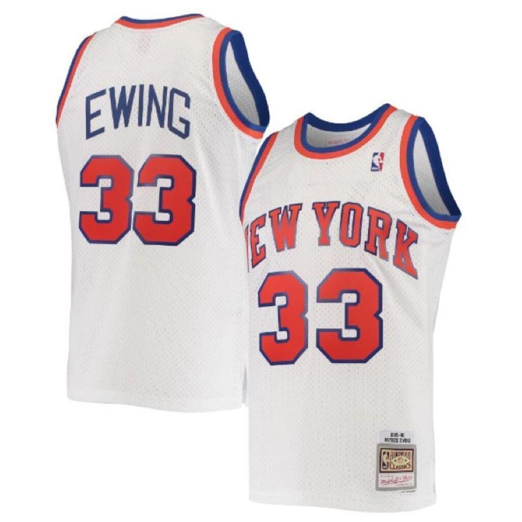 Regata Retro N.Y Knicks # 33 Patrick Ewing - Branca