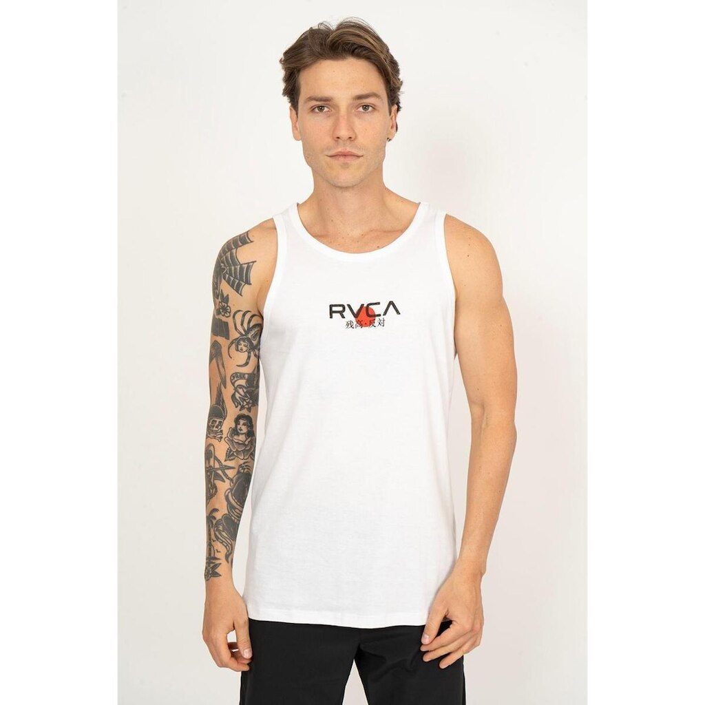 Regata RVCA Tiger Sun Ss Branco-Branco-GG
