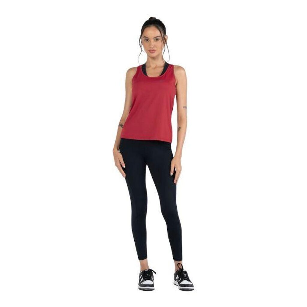 Regata Sol Sports Feminina Walk Vermelho Bordo