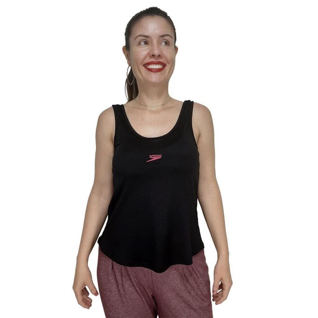 Regata Speedo Texturizada Poliamida Feminina