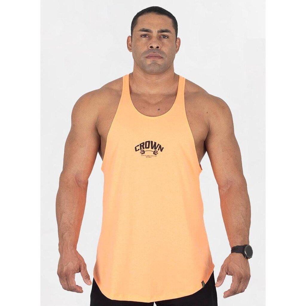 Regata Super Cavada 100% Algodão Fitness para Academia
