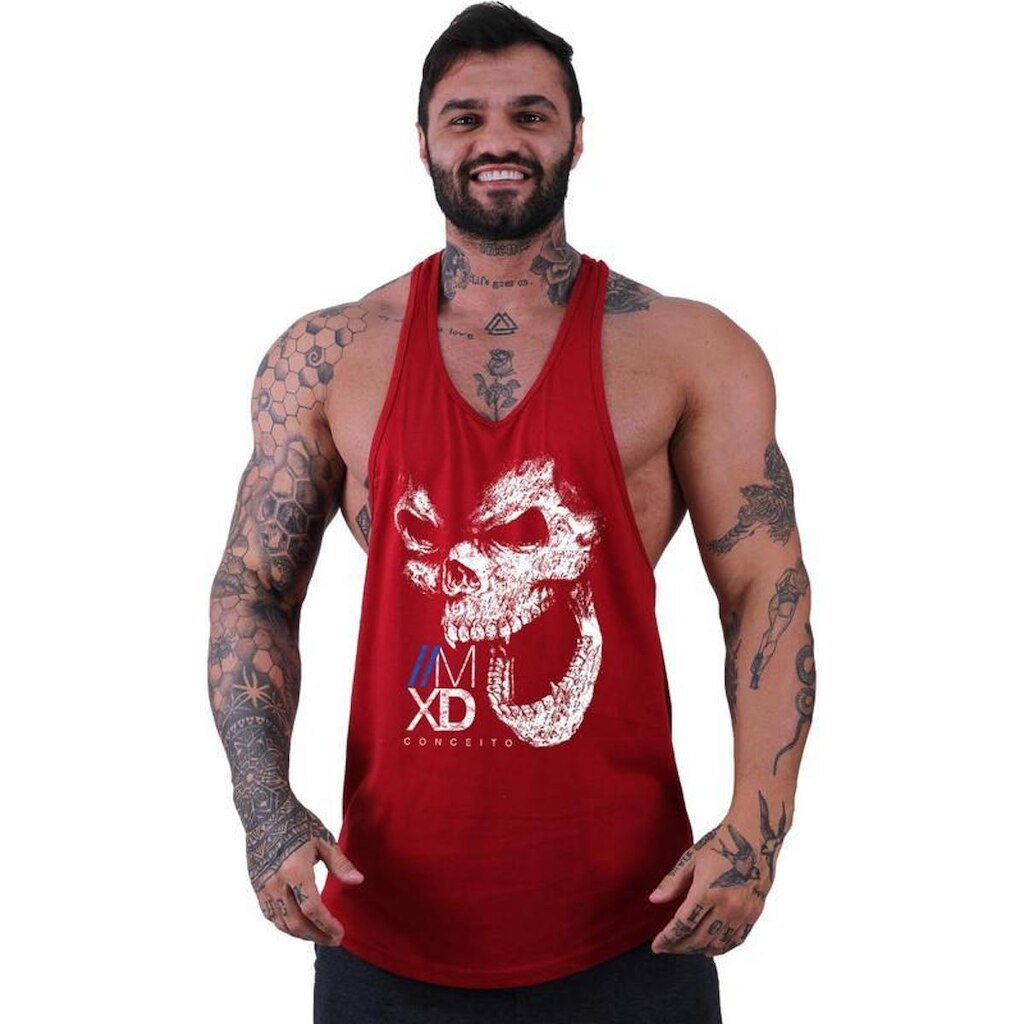 Regata Super Cavada Masculina MXD Conceito Monkey Skull