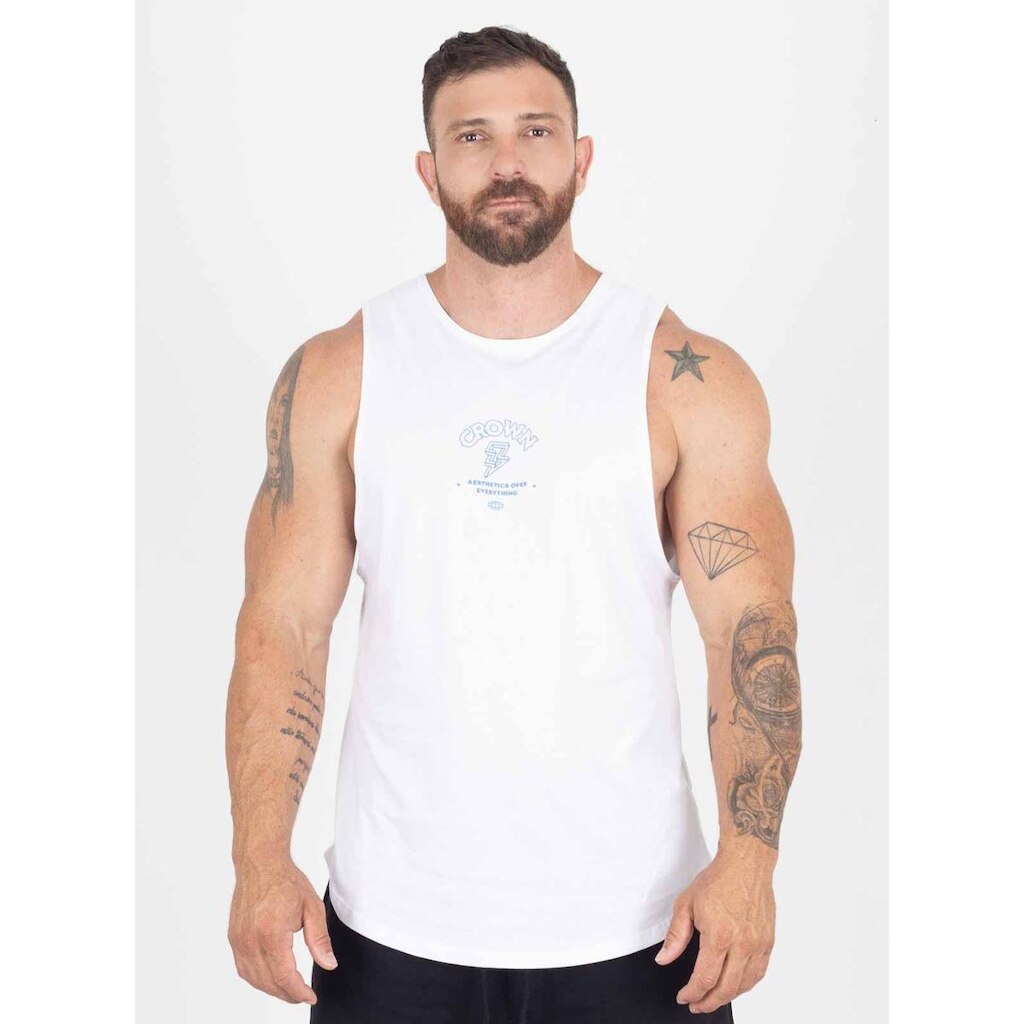 Regata Tank Aesthetic Power Branca