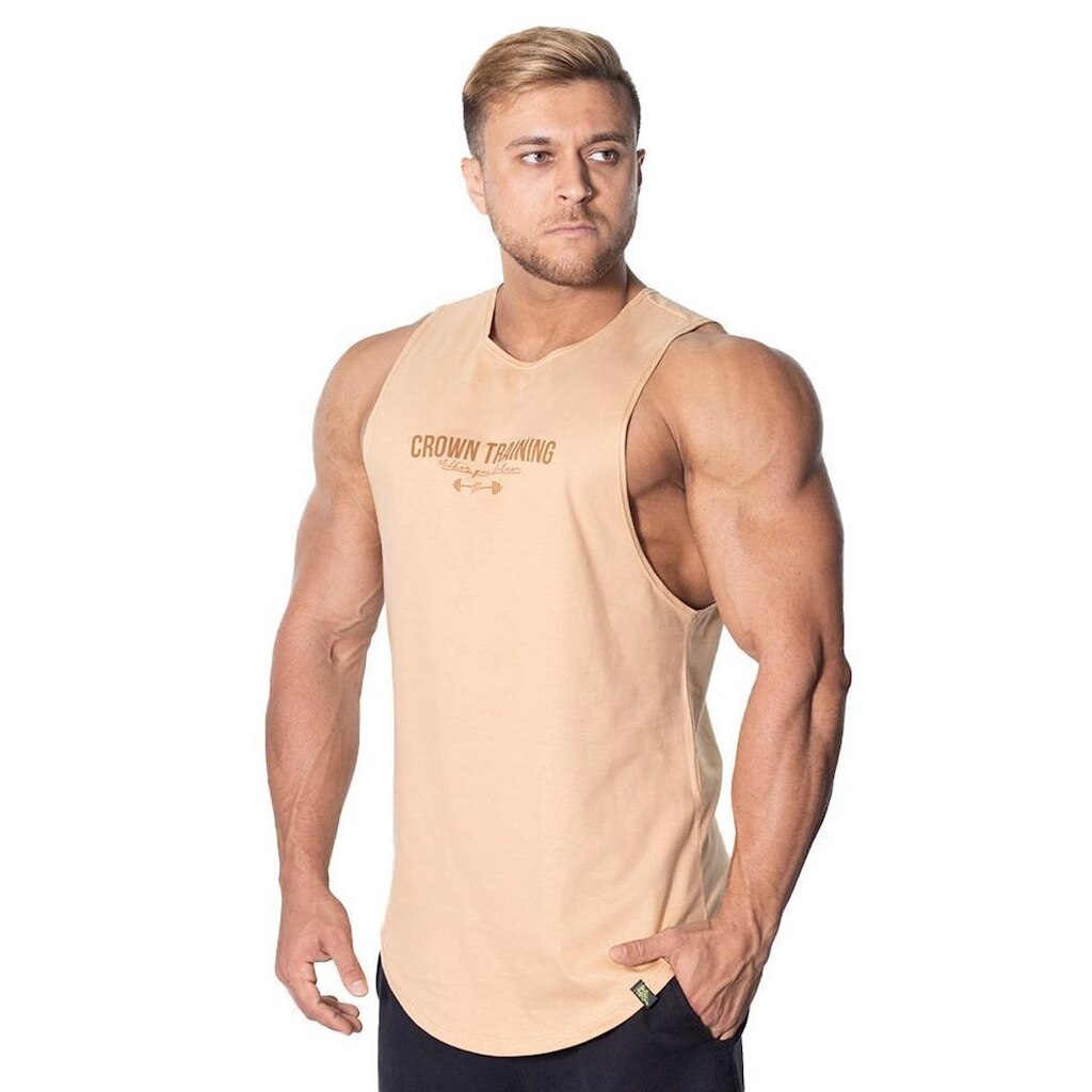 Regata Tank Viciado No Pump Bege