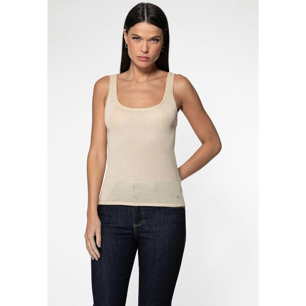 Regata Tricot Lurex Eco Dourado