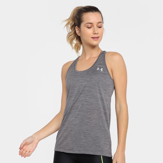 Regata Under Armour Tech Tank Feminina - Cinza é ruim? Regata Under Armour Tech Tank Feminina - Cinza é boa?