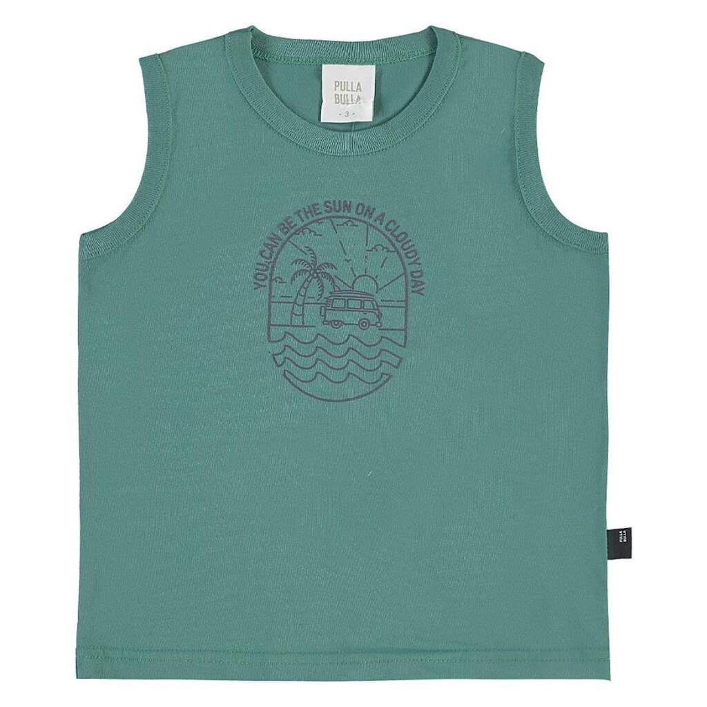 Regata Verde Primeiros Passos Pulla Bulla Menino - 53750-348