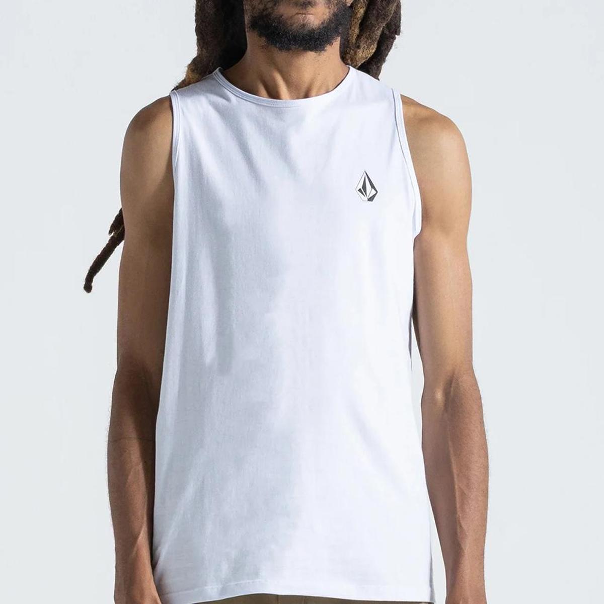 Regata Volcom Iconic SM27 Masculina - Branco | Netshoes