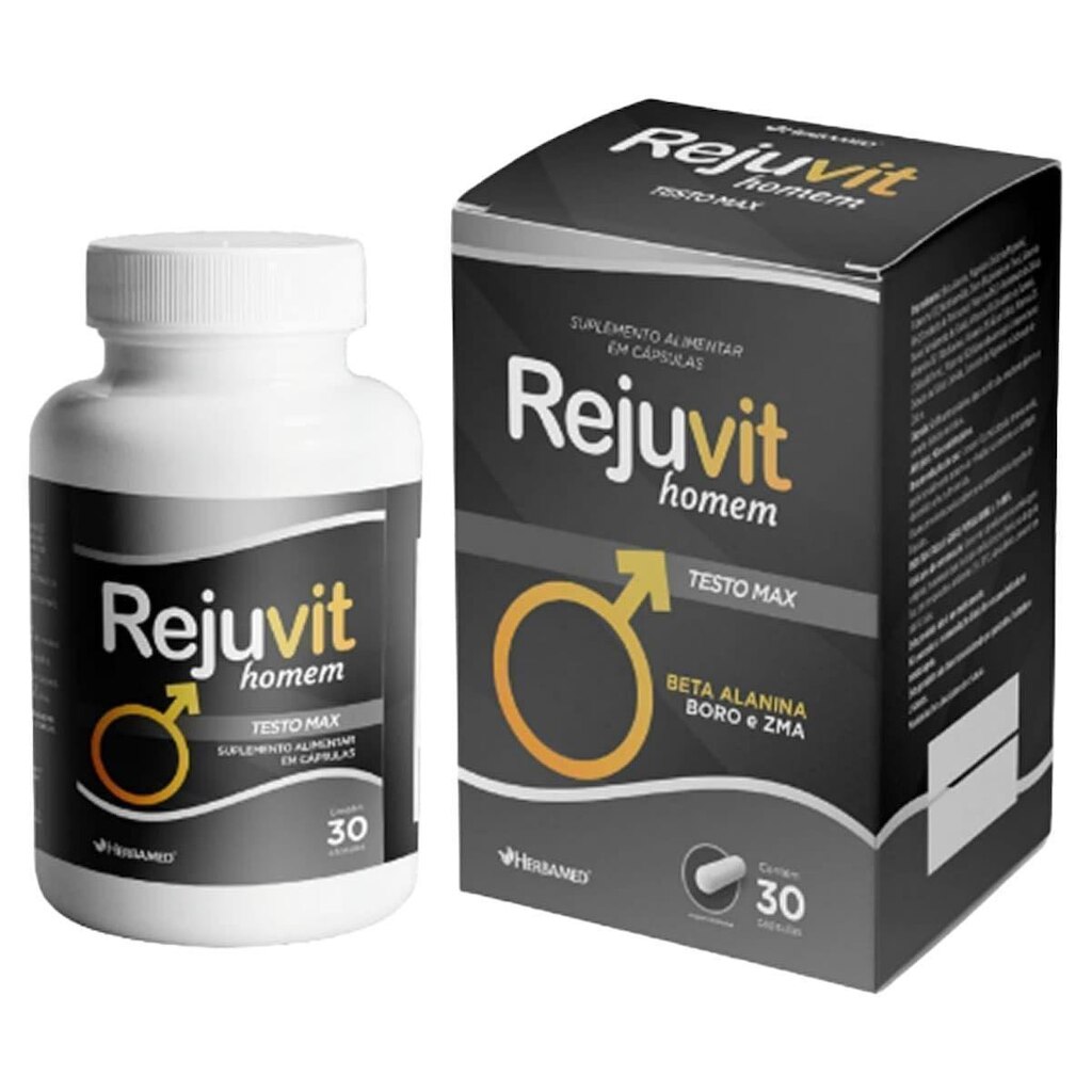 Rejuvit Homem Max - 30 Cápsulas - Herbamed