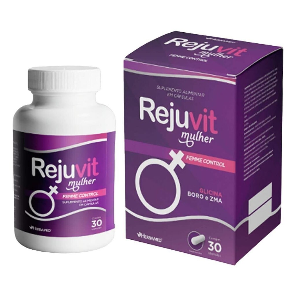 Rejuvit Mulher Pele, Cabelos e Unhas - 60 Cápsulas - Herbamed
