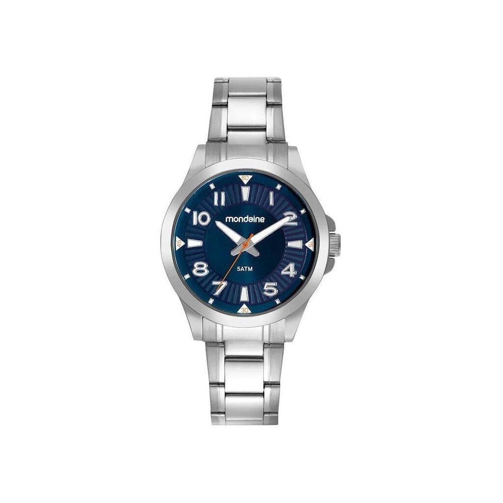 RELÓGIO ANALÓGICO CASUAL VISOR AZUL MONDAINE
