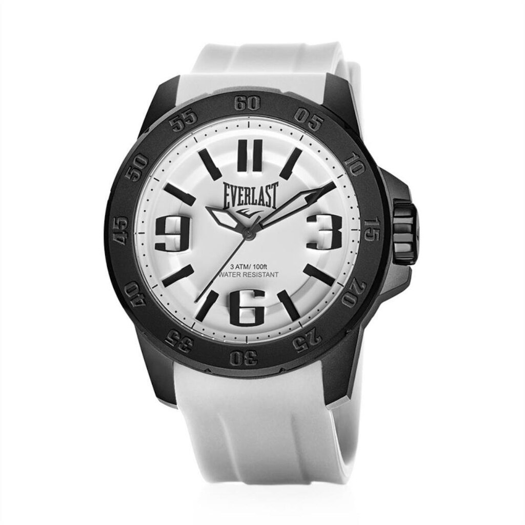 Relógio Analógico Masculino Everlast Prova D'Água Silicone