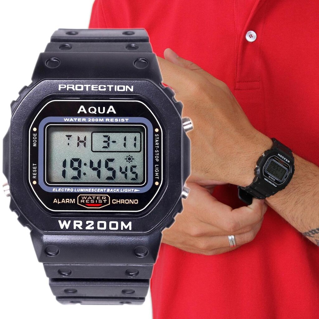 Relógio Aqua GP519 WR200M a Prova Dágua