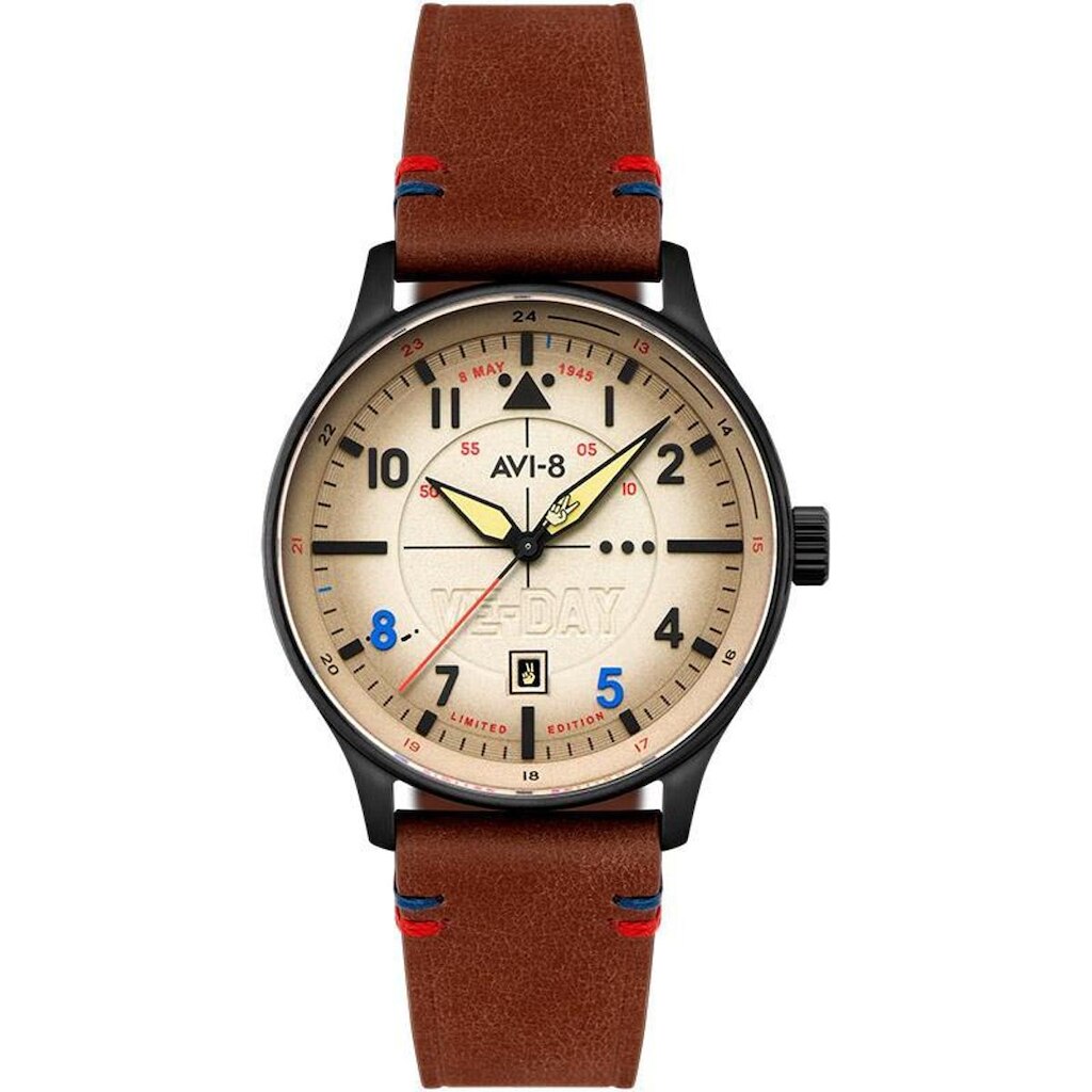 Relógio AVI-8 Kent Automatic VE-DAY Vanguard Beige AV-4094-06