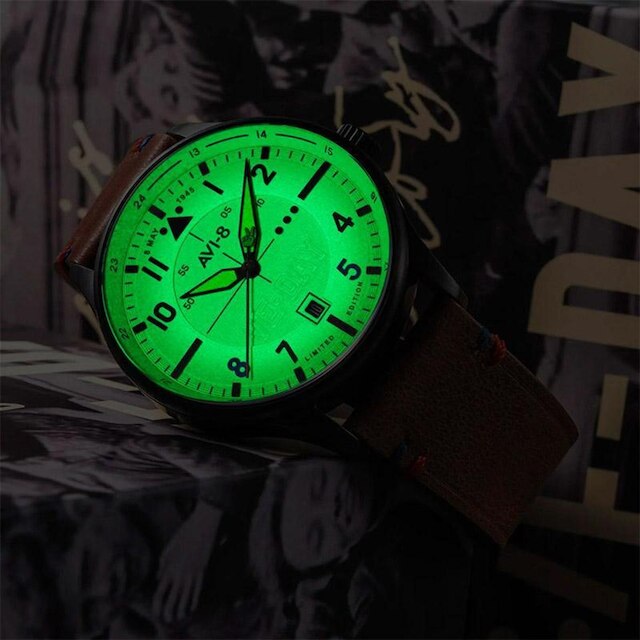 Relógio AVI-8 Kent Automatic VE-DAY Vanguard Beige AV-4094-06