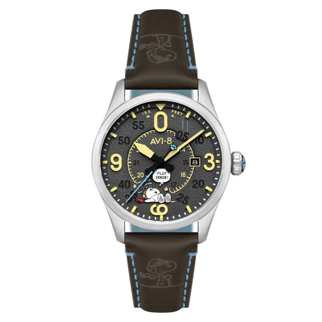 Relógio AVI-8 Peanuts Snoopy Fly Ace Cloudy Confusion AV-4152-03