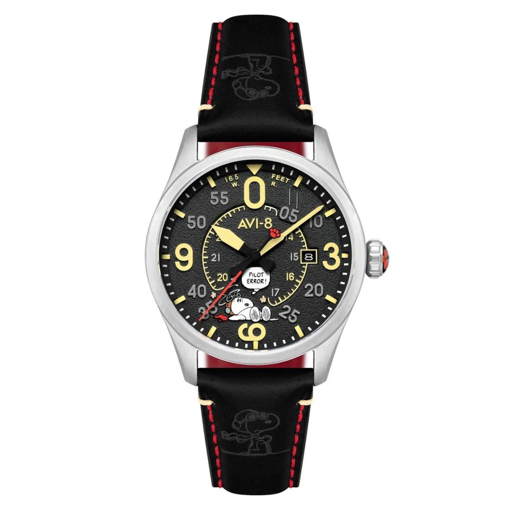 Relógio AVI-8 Peanuts Snoopy Fly Ace Midnight Maneuver AV-4152-01