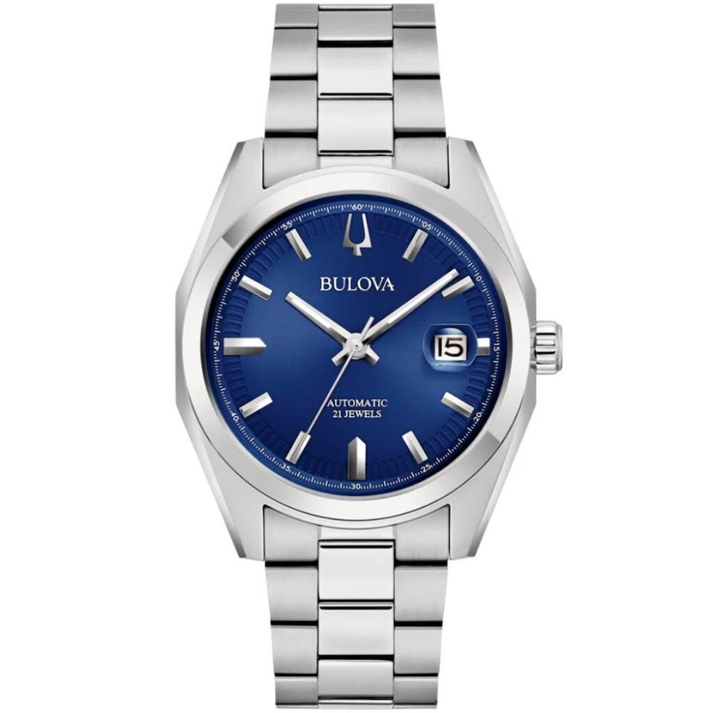 Relógio Bulova Masculino Ref: 96b436 Automático Prateado Surveyor