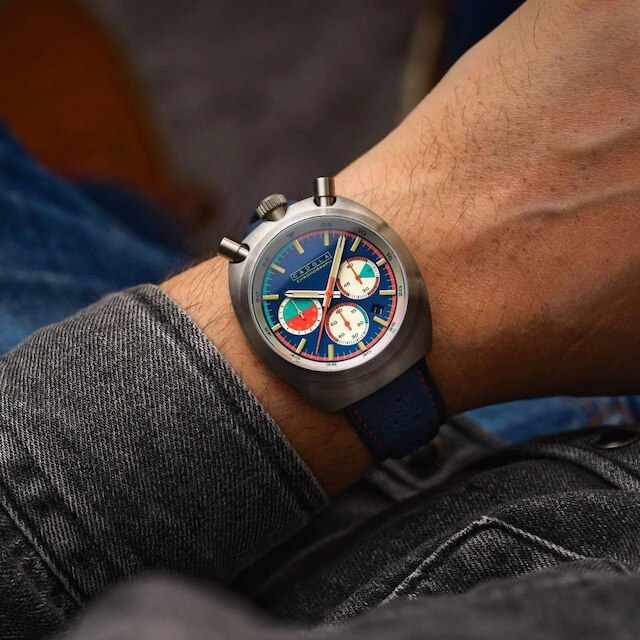 Relógio Cadola Testa Di Toro Chronograph Ignition Blue CD-1058-02