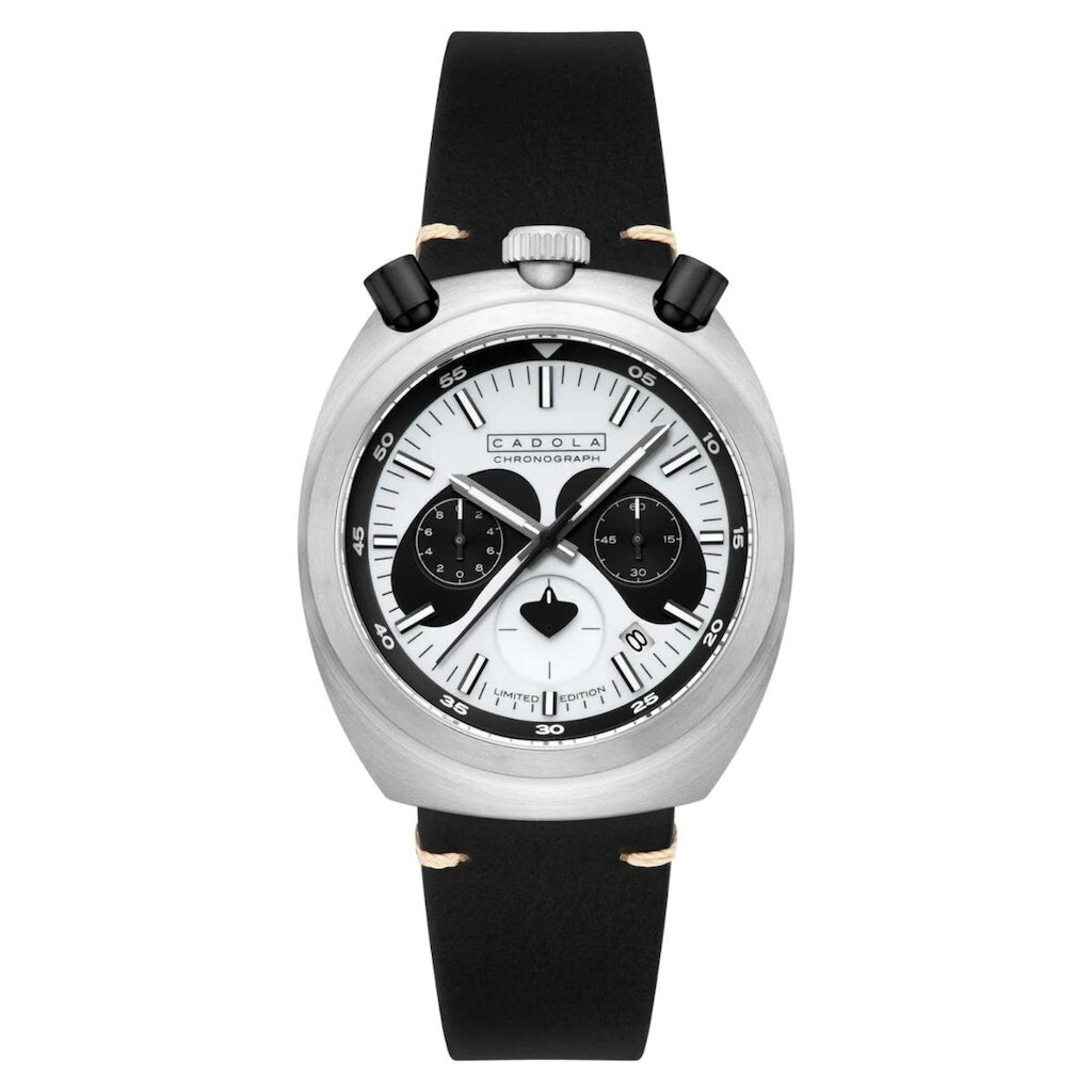 Relógio Cadola Testa Di Toro Chronograph Panda CD-1058-0A