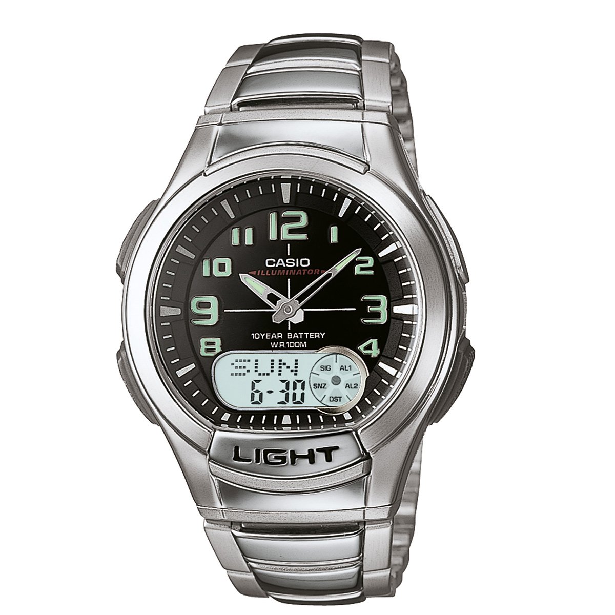 casio analogico e digital prata