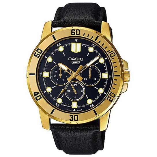 Relógio Casio Collection Masculino MTP-VD300GL-1EUDF - Dourado