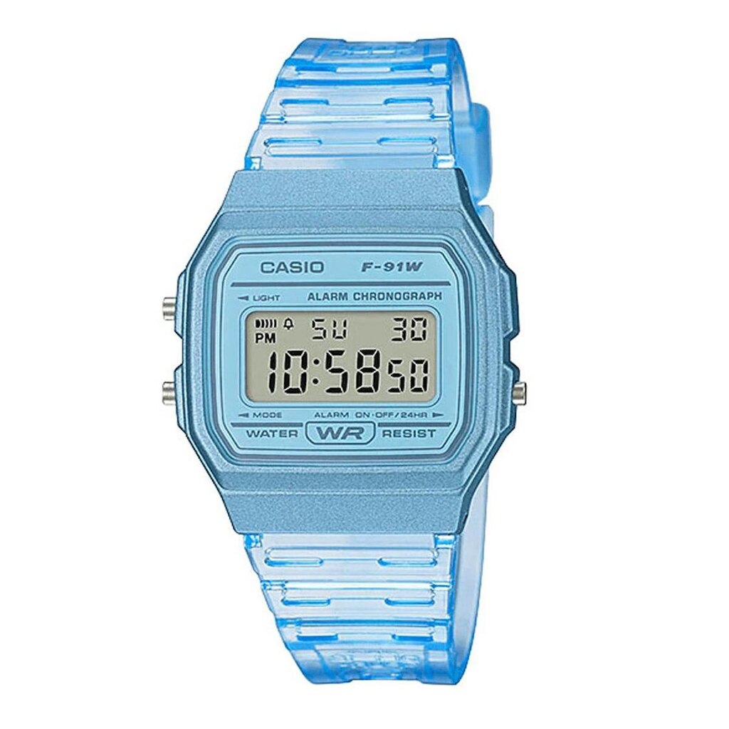 Relógio Casio Digital Claro F-91WS-2DF-SC