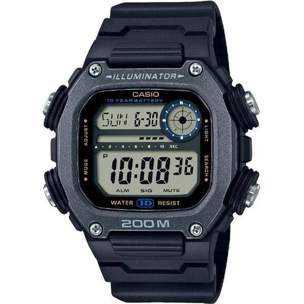 Relógio Casio DW-291HX-1AVDF Bateria 10 Anos