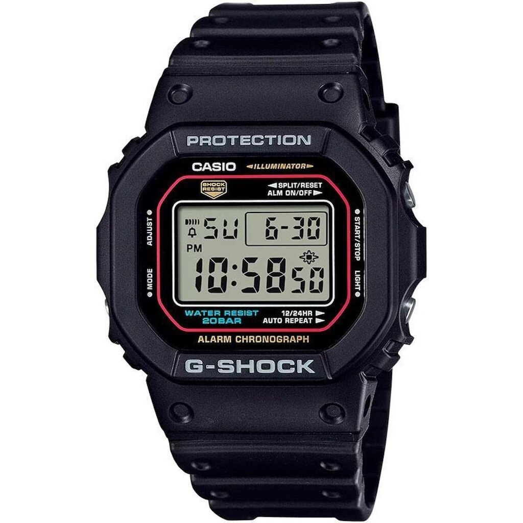Relógio Casio G-Shock DW-5600RL-1DR Resistente a choques