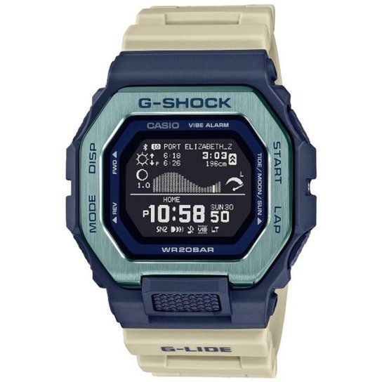 Relógio CASIO G-Shock G-Lide GBX-100TT-2DR - Azul Menor preço em Relógio CASIO G-Shock G-Lide GBX-100TT-2DR - Azul